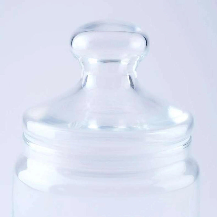 Pot Club Plain Jar 1L W/Lid-Clear Pan Home