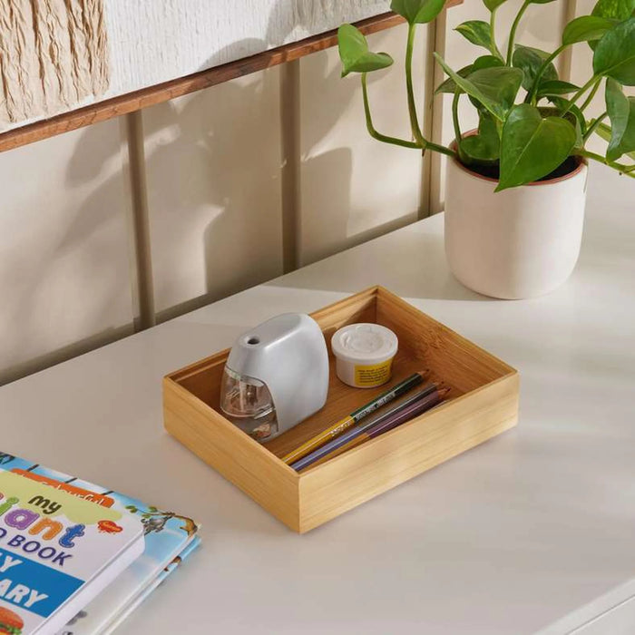 Potter Bamboo Drawer Organizer 20X15.5X5 Cm - Natural