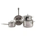 Pradeep 7-Piece Stainless Steel Cookware Set -Chrome Pan Home