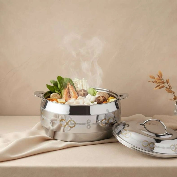 Pradeep Dinara Hotpot 7.5L - Chrome & Gold