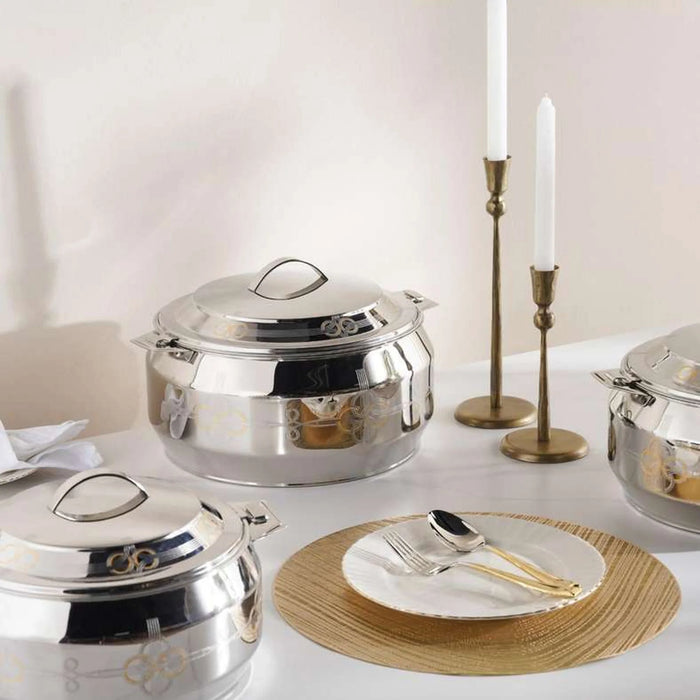 Pradeep Dinara Hotpot 7.5L - Chrome & Gold