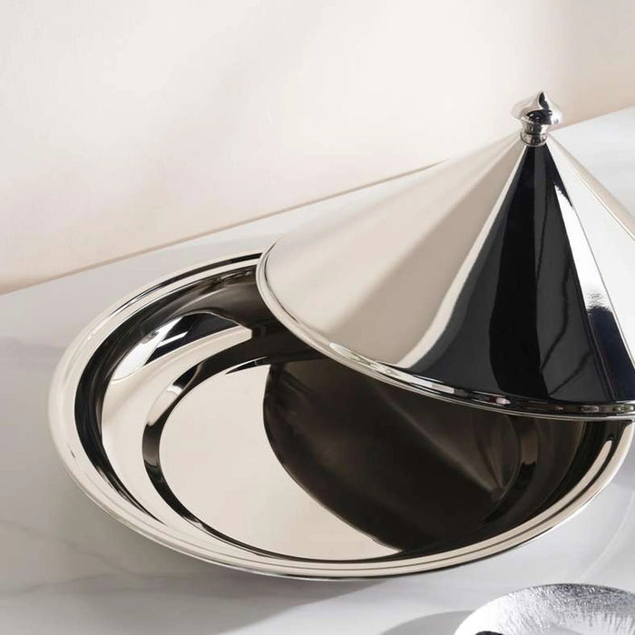 Pradeep Shadaan Serving Dish 30Cm - Chrome