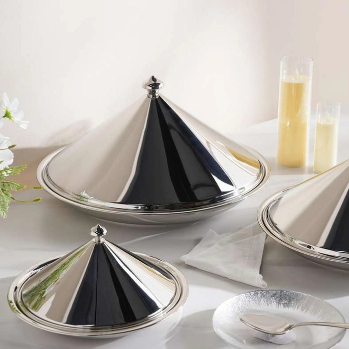 Pradeep Shadaan Serving Dish 30Cm - Chrome