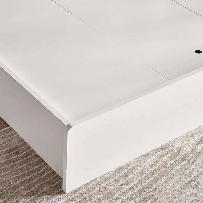 Prague Bed 180X200Cm With Usb Port - White