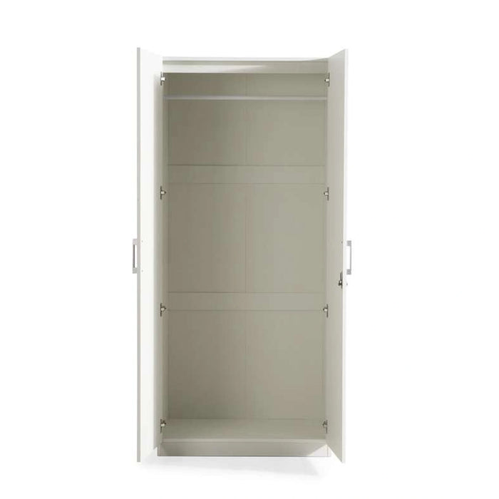 Premier 2 Door Wardrobe With Mirror - White