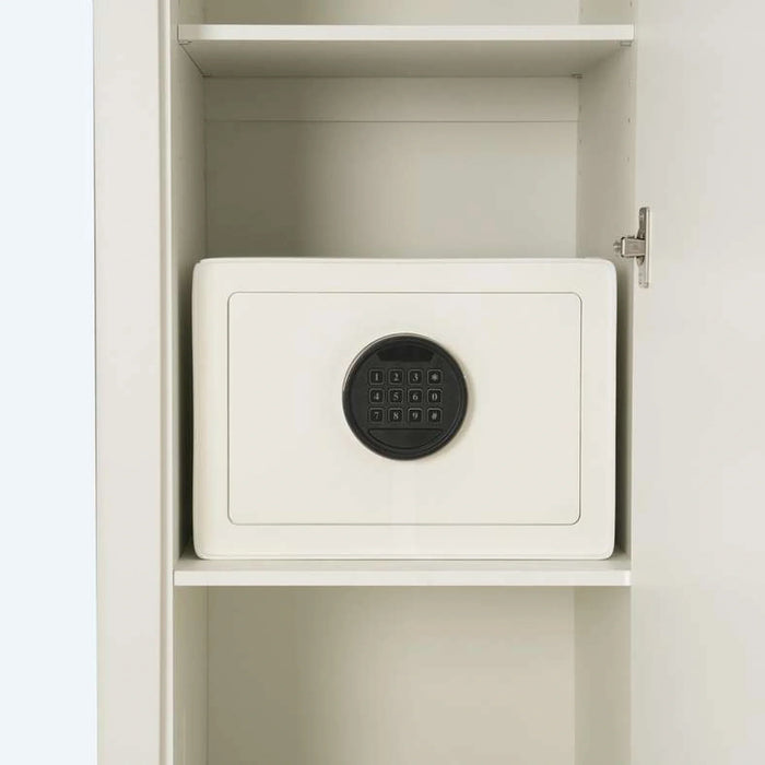 Premier 3 Door Wardrobe With Mirror - White