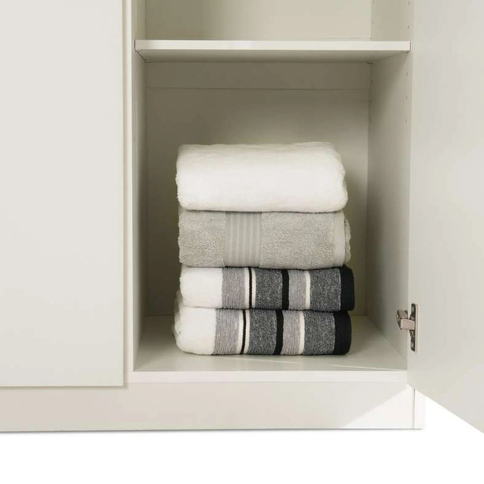 Premier 3 Door Wardrobe With Mirror - White