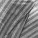 Premium Cotton Jersey Stripe 2-Piece Full Duvet Cover Set  160X200Cm - Grey Pan Home