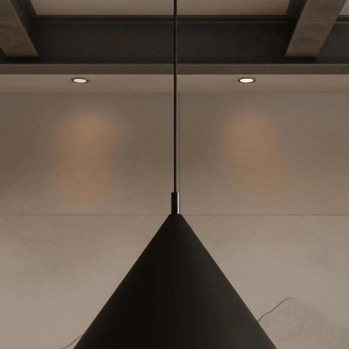 Preston E27 Metal Pendant Lamp 22X165Cm - Matt Black