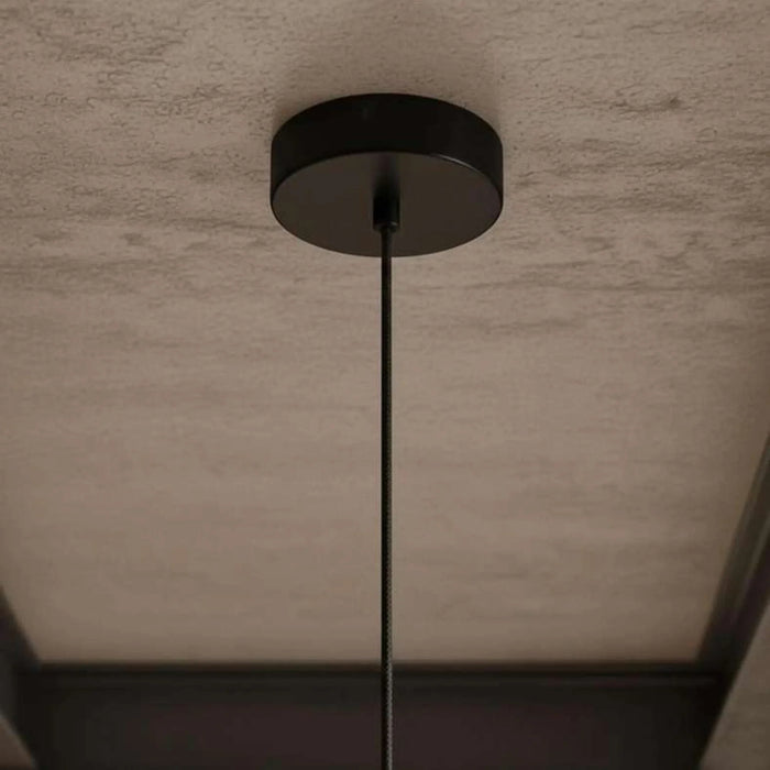 Preston E27 Metal Pendant Lamp 22X165Cm - Matt Black