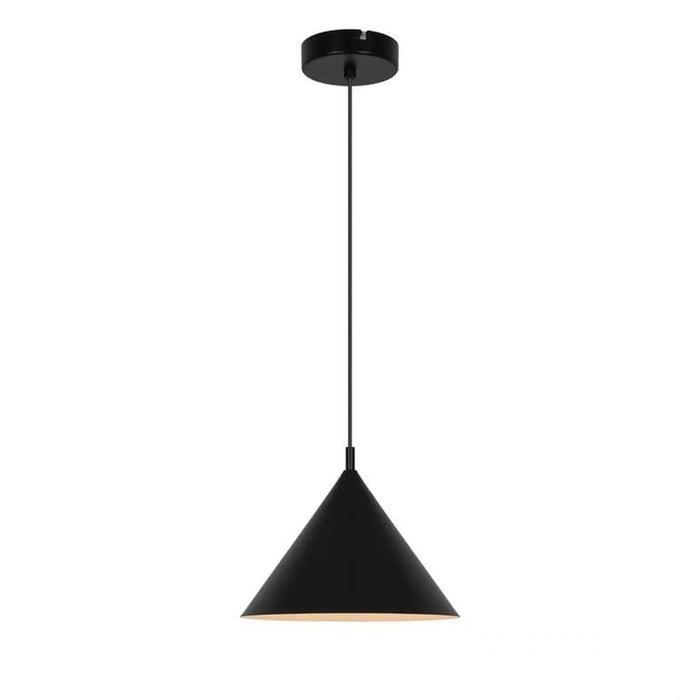 Preston E27 Metal Pendant Lamp 22X165Cm - Matt Black
