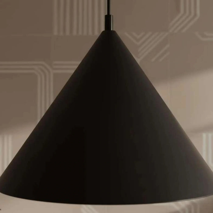 Preston E27 Metal Pendant Lamp 30X165Cm - Matt Black