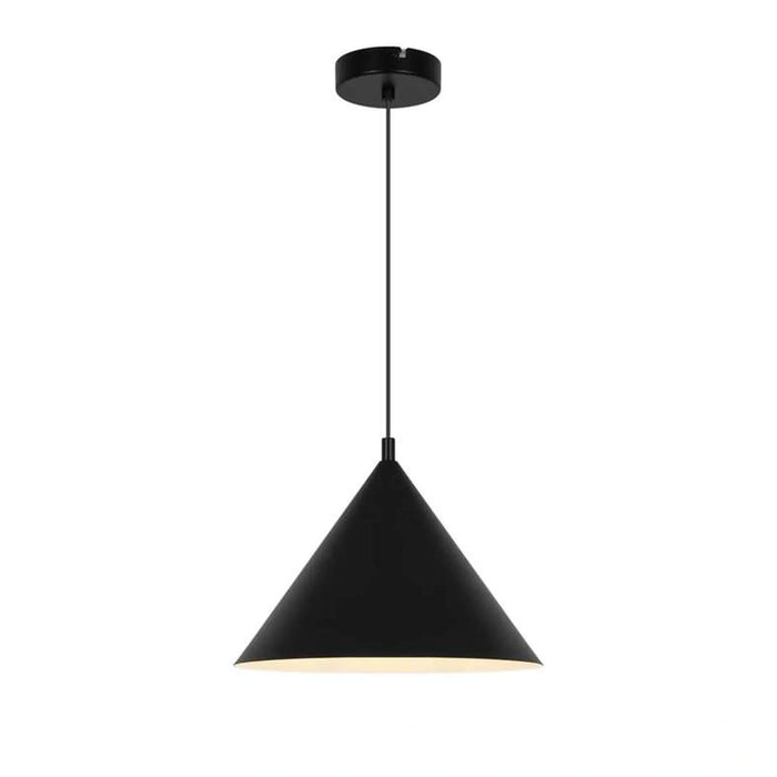 Preston E27 Metal Pendant Lamp 30X165Cm - Matt Black
