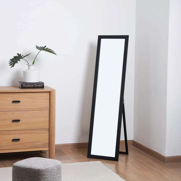 Preystin Cheval Floor Mirror - Black Pan Home