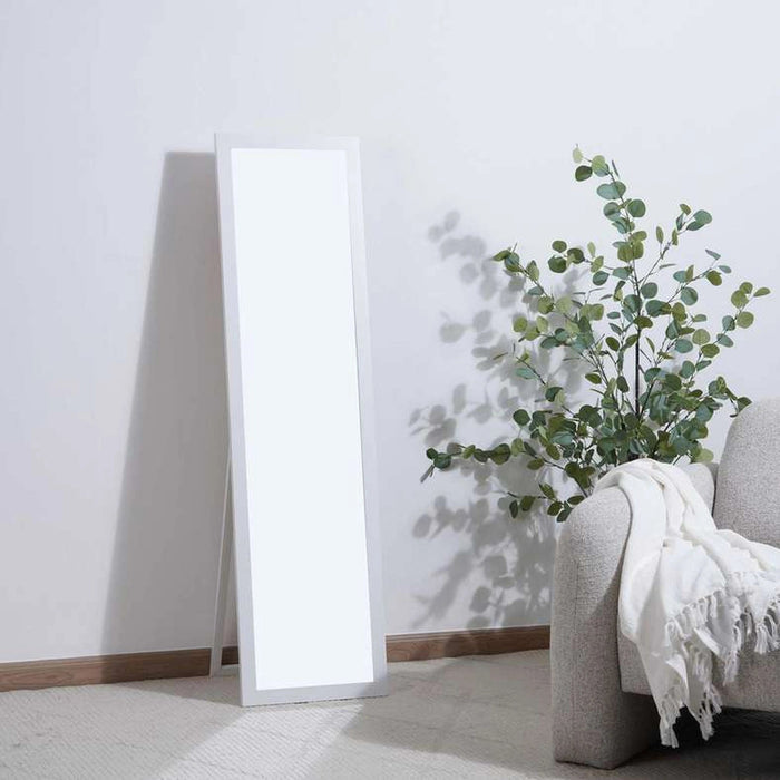 Preystin Cheval Floor Mirror - White Pan Home
