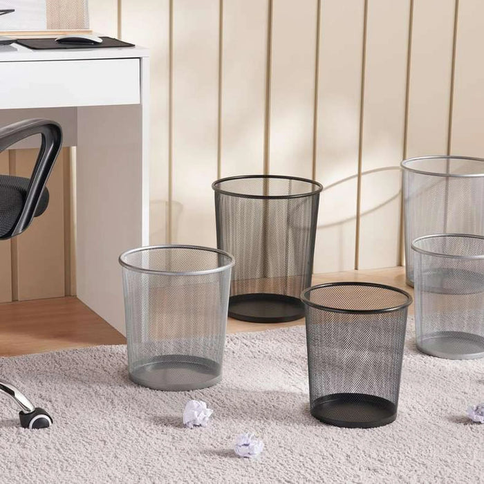 Primary Metal Mesh Waste Bin 15L 24X30X35Cm-Black