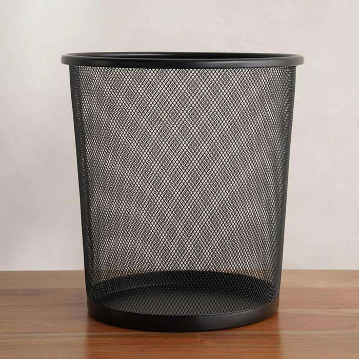 Primary Metal Waste Bin 12L 21X26X28Cm - Black