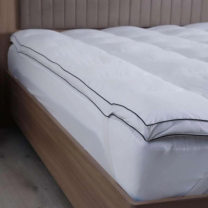 Prime Comfort Down Alternative Gel Mattress Topper 200X200X4Cm-White Pan Home