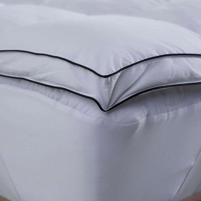 Prime Comfort Down Alternative Gel Mattress Topper 200X200X4Cm-White Pan Home