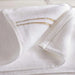 Prime Line Embroidered Bath Towel 70X140 Cm-White/Gold Pan Home