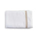 Prime Line Embroidered Bath Towel 70X140 Cm-White/Gold Pan Home