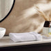 Prime Line Embroidered Bath Towel 70X140 Cm-White/Silver Pan Home