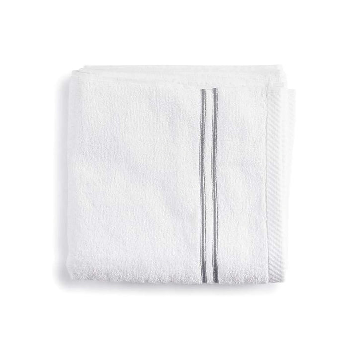 Prime Line Embroidered Hand Towel 50X100 Cm-White/Silver Pan Home
