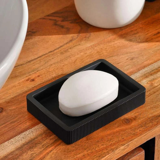 Prime Soap Dish 13.4X9.3X2Cm - Black Pan Home