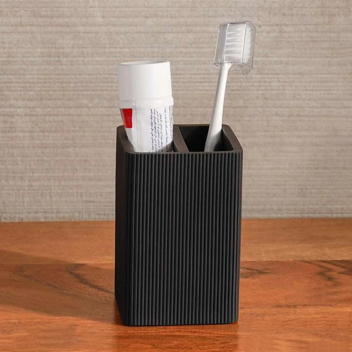 Prime Toothbrush Holder 7.2X7.2X11Cm - Black