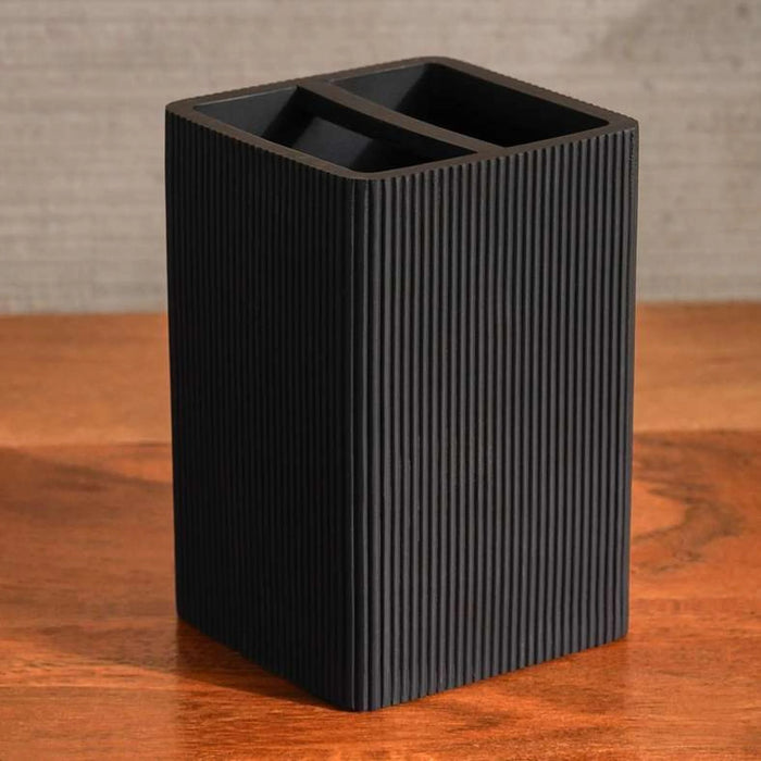 Prime Toothbrush Holder 7.2X7.2X11Cm - Black