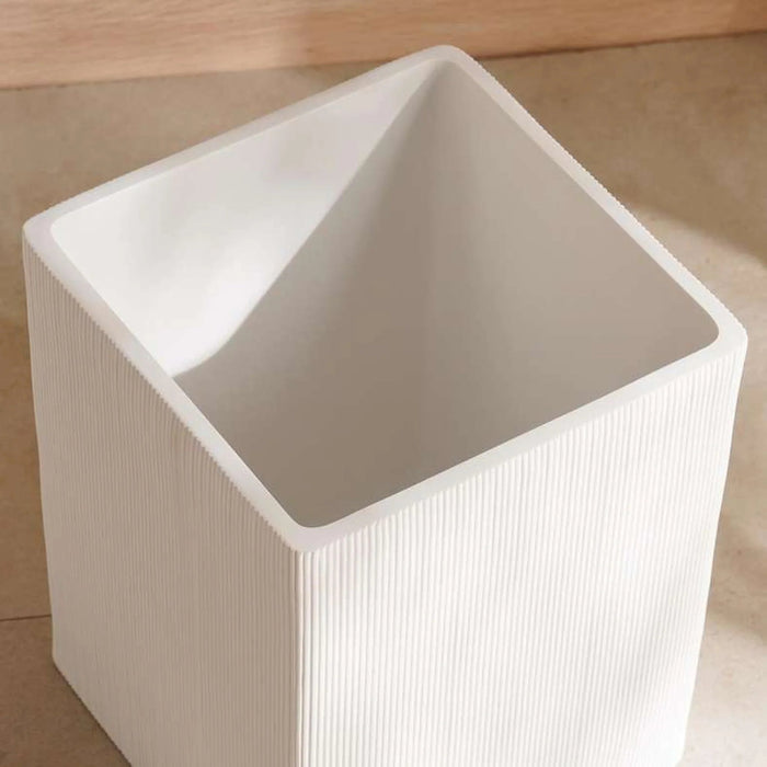 Prime Waste Bin 20.2X20.2X25Cm - White Pan Home
