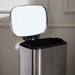 Primo Fingerprint Resistant Metal Pedal Bin 35X31.5Xh60.2Cm 30L - Chrome Pan Home