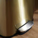 Primo Fingerprint Resistant Metal Pedal Bin 35X31.5Xh60.2cm 30L - Gold Pan Home