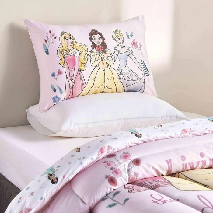 Princess 2 Piece Comforter Set 135X220 Cm - Pink