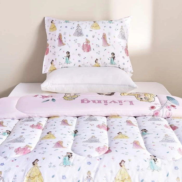 Princess 2 Piece Comforter Set 135X220 Cm - Pink