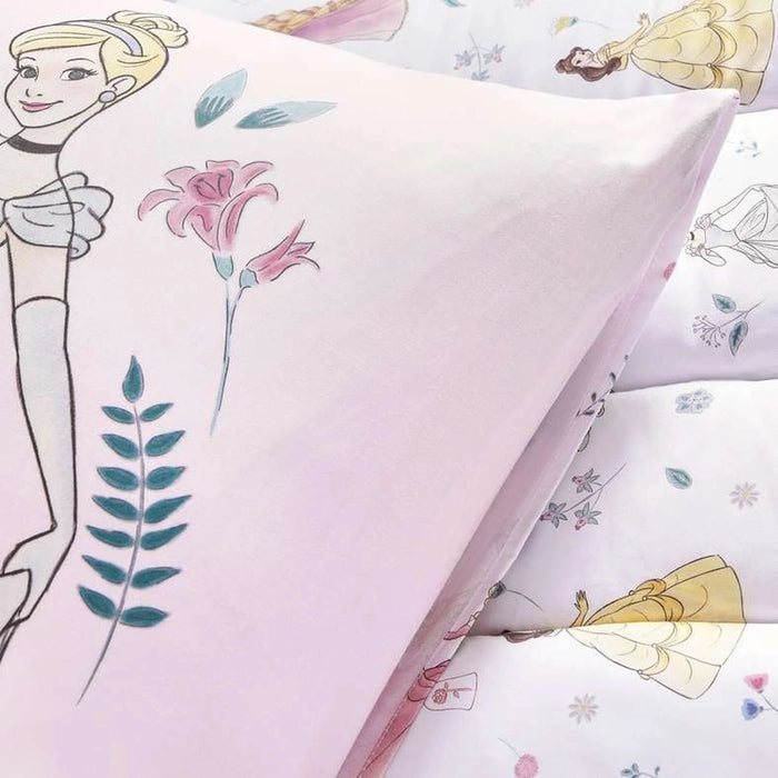 Princess 2 Piece Comforter Set 135X220 Cm - Pink