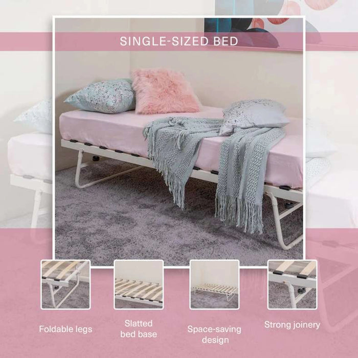 Pristina Trundle Bed White
