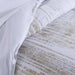 Pristine Gold Foil 225 Tc 3-Piece King Comforter Set 240X260Cm - White/Gold Pan Home