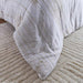 Pristine Gold Foil 225 Tc 3-Piece King Comforter Set 240X260Cm - White/Gold Pan Home
