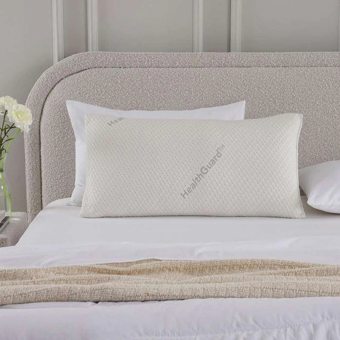 Protection Healthguard Memory Foam King Pillow 45X85X13Cm - White