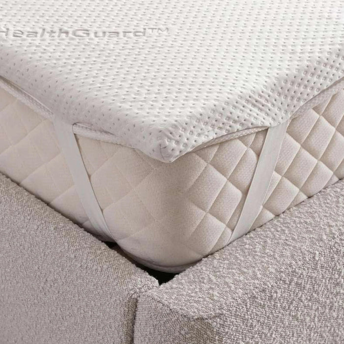 Protection Healthguard Memory Foam Mattress Topper 180X200X4Cm-White Pan Home