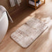 Pyke Comfy Printed Bathmat  70X120Cm - Taupe Pan Home