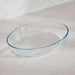 Pyrex Borosilicate Glass Oval Baking Dish 30X21X6Cm - Clear Pan Home