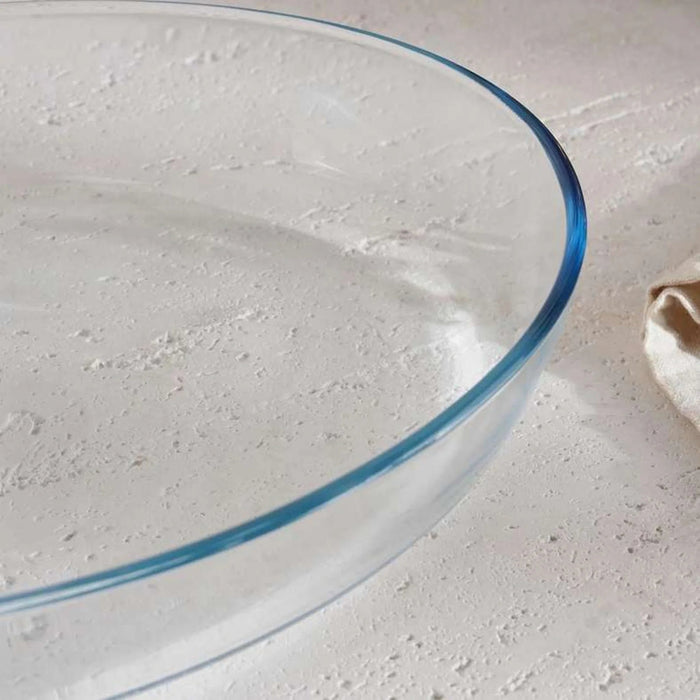 Pyrex Borosilicate Glass Oval Baking Dish 30X21X6Cm - Clear Pan Home