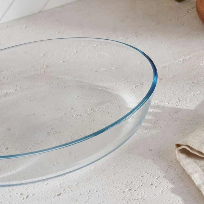 Pyrex Borosilicate Glass Oval Baking Dish 35X24X6Cm - Clear Pan Home