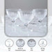 Quardro 6-Piece Ice Cream Sundae Set 250Ml - Clear Pan Home