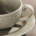 Queen Lace Porcelain Tea Cup Saucer 250Ml -Brown Pan Home