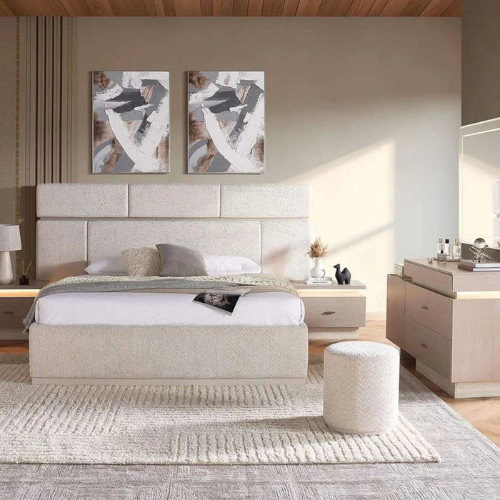 Quincy 6 Pc Bedroom Set 180X200 Cm - Grey Pan Home