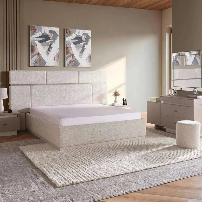 Quincy 6 Pc Bedroom Set 180X200 Cm - Grey Pan Home