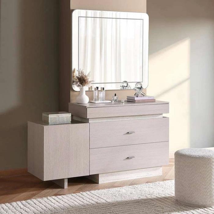 Quincy 6 Pc Bedroom Set 180X200 Cm - Grey Pan Home
